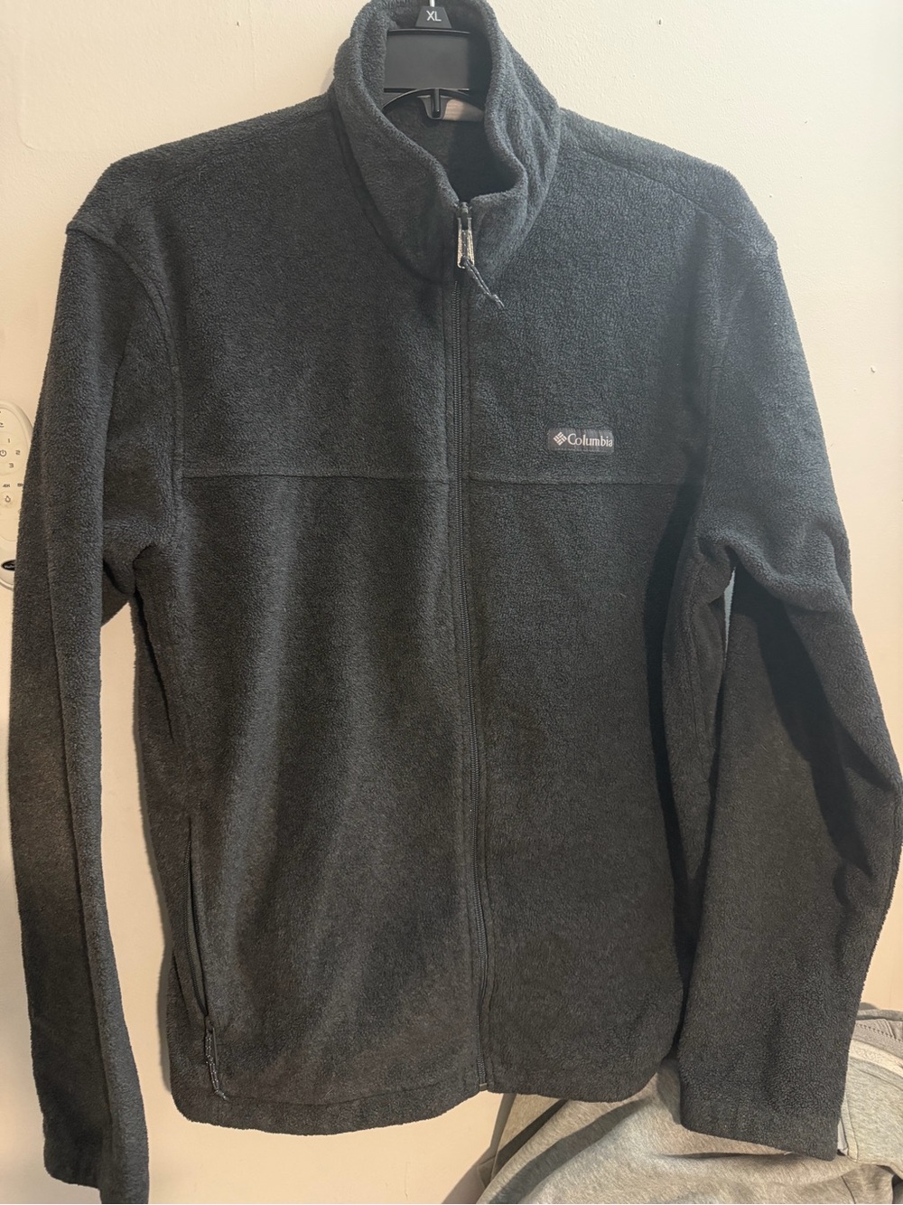 Columbia Men’s Dark Gray Full-Zip Fleece Jacket XL